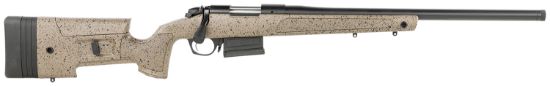 Picture of Bergara Rifles B14s351c B-14 Hmr 308 Win 5+1 20" Graphite Black Cerakote Barrel, Black Speckled Brown Molded W/Mini-Chassis, Adjustable Lop & Cheek Piece Stock, Right Hand 