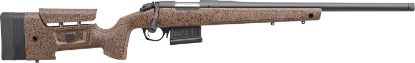 Picture of Bergara Rifles B14s354c B-14 Hmr 22-250 Rem 5+1 24" Graphite Black Cerakote Barrel, Black Speckled Brown Molded W/Mini-Chassis, Adjustable Lop & Cheek Piece Stock, Right Hand 