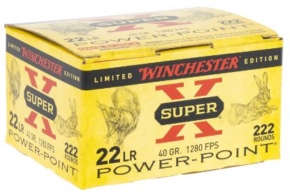 Picture of Winchester Ammo X22lrppb Super X 22 Lr 40 Gr Plated Hollow Point 222 Per Box/ 10 Case 