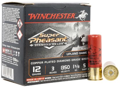 Picture of Winchester Ammo Spdg1235 Super Pheasant Diamond Grade 12 Gauge 3" 1 5/8 Oz 5 Shot 25 Per Box/ 10 Case 