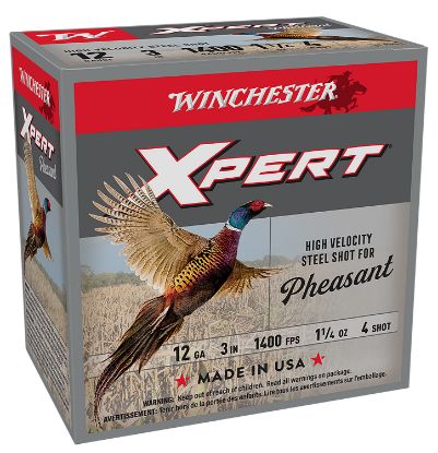 Picture of Winchester Ammo Wexp123h4 Xpert Pheasant Lead Free High Velocity 12 Gauge 3" 1 1/4 Oz 4 Shot 25 Per Box/ 10 Case 
