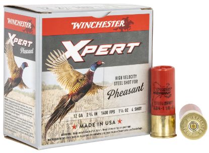 Picture of Winchester Ammo Wexp12h4 Xpert Pheasant Lead Free High Velocity 12 Gauge 2.75" 1 1/8 Oz 4 Shot 25 Per Box/ 10 Case 