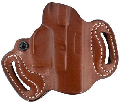 Picture of Desantis Gunhide 086Tae1z0 Mini Slide Owb Tan Leather Belt Slide Compatible W/Most Glock Belt 1.75" Wide Right Hand 