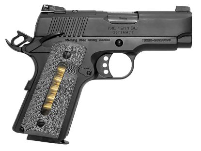 Picture of Eaa Girsan 390035 Mc1911 Sc Ultimate 45 Acp 6+1, 3.40" Blued Steel Barrel, Black Optic Ready/Serrated Steel Slide & Frame W/Beavertail, Black G10 Grip,Far-Dot Red Dot, Ambidextrous 