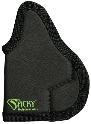 Picture of Sticky Holsters Or1 Or-1 Black/Green Latex Free Rubber Fits Sig P938/Kimber Micro 9 Ambidextrous 