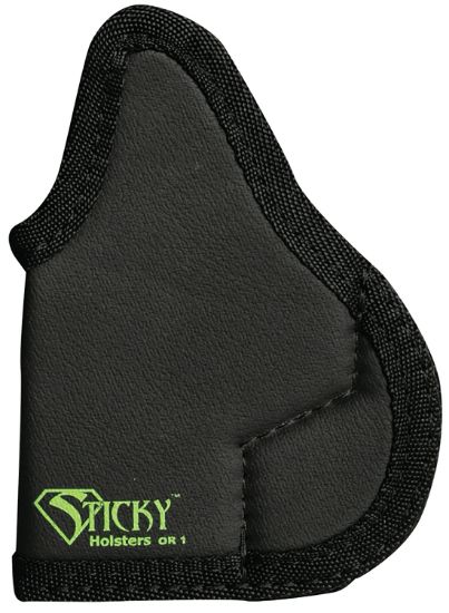 Picture of Sticky Holsters Or1 Or-1 Black/Green Latex Free Rubber Fits Sig P938/Kimber Micro 9 Ambidextrous 