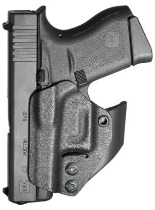 Picture of Mission First Tactical H2gl43aiwbm Minimalist Holster Aiwb Black Polymer Belt Clip Fits Glock 42/43/43X/48 Ambidextrous 