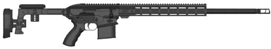 Picture of Bushmaster 0110000Blk Ba30 308 Win 10+1 18" Black Threaded Barrel, Black Hard Coat Anodized 14" M-Lok Handguard, Chassis Black Aluminum Folding Stock, Ar Style Grip, Ambidextrous 