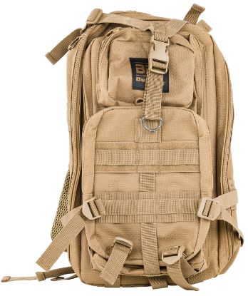 Picture of Bulldog Bdt410t Bdt Tactical Backpack Compact W/ Tan Finish, 2 Main & Accessory Compartments, Hydration Bladder Compartment & Molle, Alice Compatible 