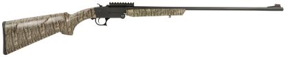 Picture of T R Imports Th3626c Sidekick Full Size 410 Gauge Break Action 3" 1Rd 26" Black Steel Barrel, Black Picatinny Rail, Fixed Mossy Oak Bottomland Synthetic Stock, Ambidextrous 