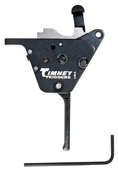 Picture of Timney Triggers Cz457st Replacement Trigger Straight Trigger With .10-2 Lbs Draw Weight & Black Oxide Finish For Cz 457 