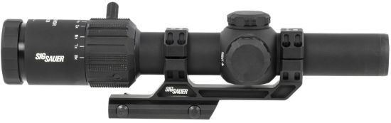 Picture of Sig Sauer Electro-Optics Sotm81000 Tango-Msr Lpvo 1-8X24mm 30Mm Tube Illuminated Red Msr Bdc8 Reticle Features Throw Lever & Alpha-Msr Mount 