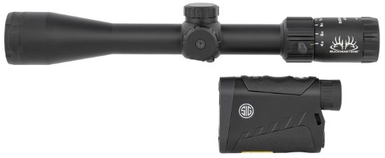 Picture of Sig Sauer Electro-Optics Sok15bm05 Buckmasters Combo Kit Black Anodized 4-16X44mm 30Mm Tube, Bdc Reticle, Features Buckmaster Scope/Buckmaster 1500 Rangefinder 