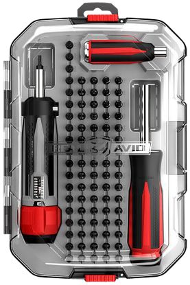 Picture of Real Avid Avstdms Smart-Torq & Driver Master Set Black Oxide Universal Firearm 83 Pieces 