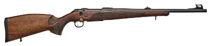 Picture of Cz-Usa 07301 Cz 600 Lux Full Size 223 Rem 4+1 20" Black Light Threaded Barrel, Black Drilled & Tapped Steel Receiver, Walnut Bavarian Style Stock, Right Hand 