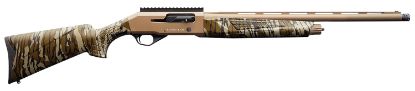 Picture of Charles Daly 930313 601 12 Gauge 4+1 3" 24" Vent Rib Barrel, Flat Dark Earth Aluminum Receiver, Mossy Oak Bottomland Synthetic Stock, Fiber Optic Front/Picatinny Rail Rear, Includes 3 Choke Tubes 