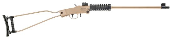 Picture of Chiappa Firearms 500255 Little Badger Full Size 22 Lr, 1 Shot 16.50" Desert Sand Cerakote Steel Barrel, Desert Sand Cerakote Quad Picatinny Receiver, Desert Sand Cerakote Wire Frame Stock, Right Hand