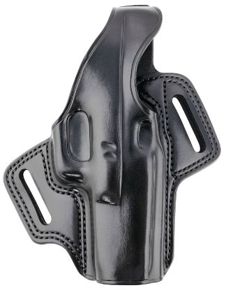 Picture of Galco Fl224rb Fletch Owb Black Leather Belt Slide Compatible W/Glock 31/17 Gen1-5/22 Gen2-5 Belt Up To 1.75" Wide Right Hand 