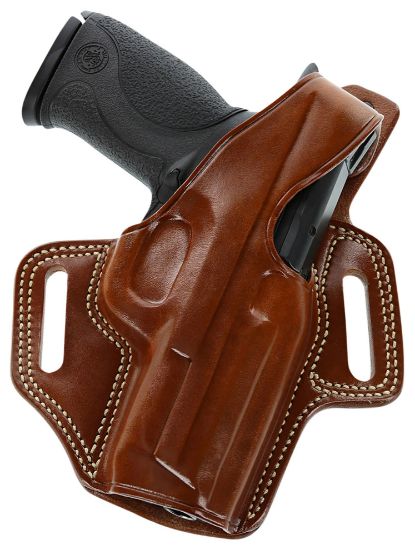 Picture of Galco Fl652r Fletch Owb Tan Leather Belt Slide Fits S&W M&P Shield Fits Ruger Max-9 Fits Fn 503 Right Hand 