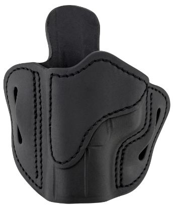 Picture of 1791 Gunleather Orbh21sbll Bh2.1 Optic Ready Owb Size 2.1 Stealth Black Leather Belt Slide Compatible W/Glock 17/S&W M&P Shield/Springfield Xd Left Hand 