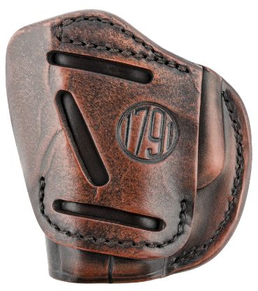 Picture of 1791 Gunleather 4Wh2vtgr 4-Way Iwb/Owb Size 02 Vintage Leather Belt Clip Fits S&W M&P Bodyguard Right Hand 