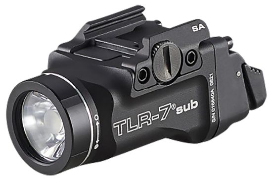 Picture of Streamlight 69404 Tlr-7 Sub Gun Light Black Anodized 500 Lumens White Led Springfield Armory Hellcat 