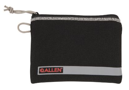 Picture of Allen 3626 Pistol Pouch Black Polyester W/Lockable Zippers, Id Label & Fleece Lining Holds Compact Size Handgun 5" L X 7" W Interior Dimensions 