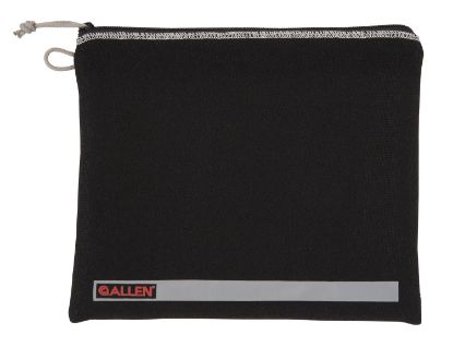 Picture of Allen 3630 Pistol Pouch Black Polyester W/Lockable Zippers, Id Label & Fleece Lining Holds Oversized Handgun 9" L X 11" W Interior Dimensions 
