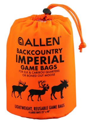 Picture of Allen 6590 Backcountry Imperial Elk Game Bag Set Orange Polyester 4 Bags 