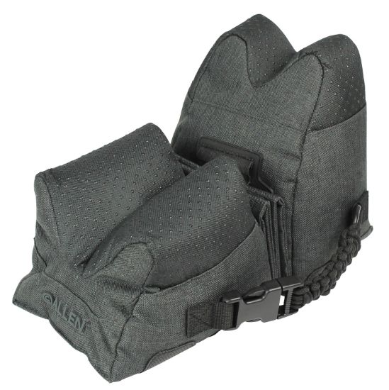 Picture of Allen 18415 Eliminator Prefilled, Connected Style Front And Rear Bag Gray Ripstop Polyester, Side Release Buckles, Weighs 9.50 Lbs., 26" L X 7.50" H 