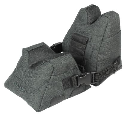 Picture of Allen 18417 Eliminator Prefilled Front And Rear Bag, Gray Polyester, Side Release Buckles, Weighs 4.50 Lbs., 11.50" L X 7.50" H 