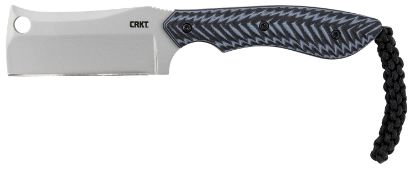 Picture of Crkt 2398 S.P.E.C. 2.44" Fixed Cleaver Plain Bead Blasted 8Cr13mov Ss Blade/Black Textured G10 Handle Includes Lanyard 