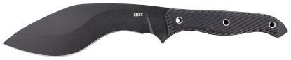 Picture of Crkt 2710 Clever Girl Kukri 7.75" Fixed Plain Black Powder Coated Sk-5 Steel Blade/Black G10 Handle Includes Belt Clip/Lanyard 