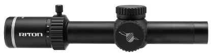 Picture of Riton Optics 5T16asgit 5 Tactix Thunder Ranch Black Hardcoat Anodized 1-6X 24Mm 30Mm Tube Illuminated Green Thunder Ranch Reticle Features Throw Lever 