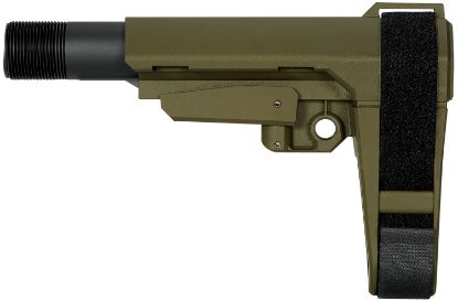 Picture of Sb Tactical Sba3x04sb Sba3 X Synthetic Od Green 5-Position Adjustable For Ar-Platform (Tube Not Included) 