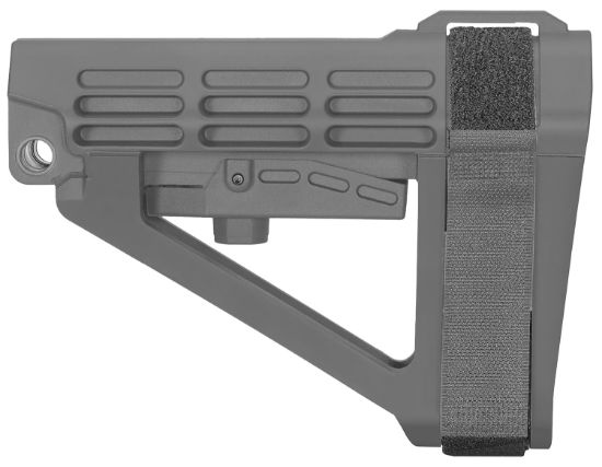 Picture of Sb Tactical Sba4x03msb Sba4 X Stealth Gray Adjustable Synthetic Ar-Platform 