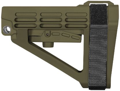 Picture of Sb Tactical Sba4x04sb Sba4 X Od Green Adjustable Synthetic Ar-Platform 