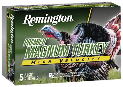 Picture of Remington Ammunition 20119 Premier Magnum Turkey High Velocity 20 Gauge 3" 1 1/8 Oz 5 Shot 5 Per Box/ 20 Cs 