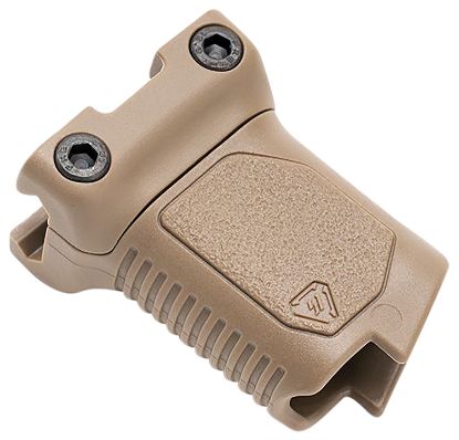 Picture of Strike Industries Arcmagsfde Angled Vertical Grip Short Flat Dark Earth Polymer With Cable Management Storage For M-Lok Rail 