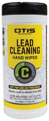 Picture of Otis Fg40clrw Lead Cleaning Hand Wipes Cleans Lead & Metals From Skin 40 Count Can 