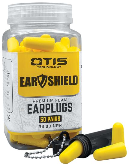 Picture of Otis Fgeshfpnc50 Ear Shield Premium Earplugs Foam 33 Db In The Ear Yellow 50 Pair 