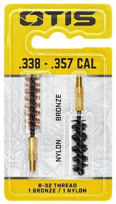 Picture of Otis Fg335nb Bore Brush Set 35/338/357 Cal 8-32" Thread 2" Long Bronze/Nylon Bristles 1 Set 