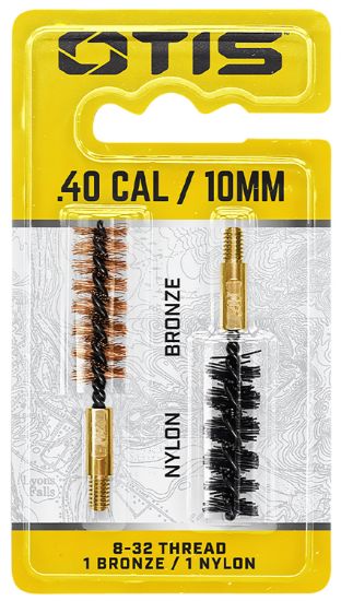 Picture of Otis Fg341nb Bore Brush Set 10Mm/40 Cal 8-32" Thread 2" Long Bronze/Nylon Bristles 2 Per Pkg 