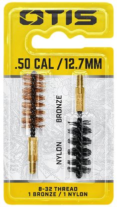 Picture of Otis Fg350nb Bore Brush Set 50 Cal/12.7Mm 8-32 Thread 2" Long Bronze/Nylon Brush 2 Per Pkg 