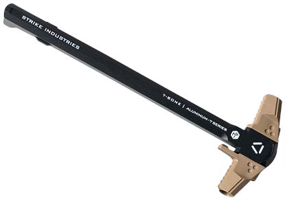 Picture of Strike Industries Artbch223bkfde T-Bone Charging Handle .223/5.56X45mm Nato Flat Dark Earth Polymer Handles Aluminum Shaft For Ar-15 