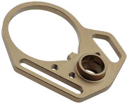 Picture of Strike Industries Arulmfep&Acnfde Qd End Plate Qd End Plate With Hook Attachments & Anti-Rotation Castle Nut, Flat Dark Earth Finish 