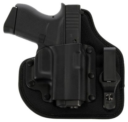 Picture of Galco Qtc800rb Quicktuk Cloud Iwb Black Kydex/Nylon Compatible W/ Glock 43/Springfield Hellcat/ S&W M&P Shield Ez Uniclip Mount Right Hand 