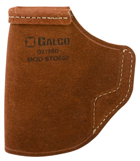 Picture of Galco Sto652 Stow-N-Go Iwb Natural Leather Belt Clip Fits S&W M&P Shield/2.0/Walther Pps Right Hand 