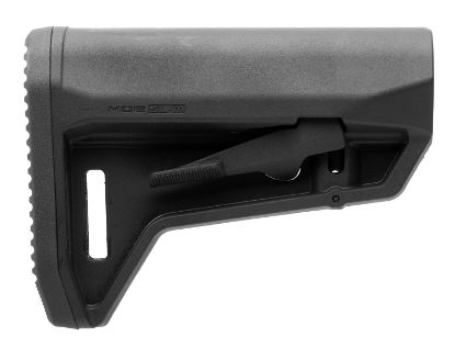 Picture of Magpul Mag1242-Blk Moe Sl-M Carbine Stock Black Synthetic For Mil-Spec Ar-Platform 