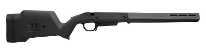 Picture of Magpul Mag1207-Blk Hunter American Stock Black Adjustable Synthetic Stock With Aluminum Chassis For Short Action Ruger American Right Hand Includes Stanag Mag Well 